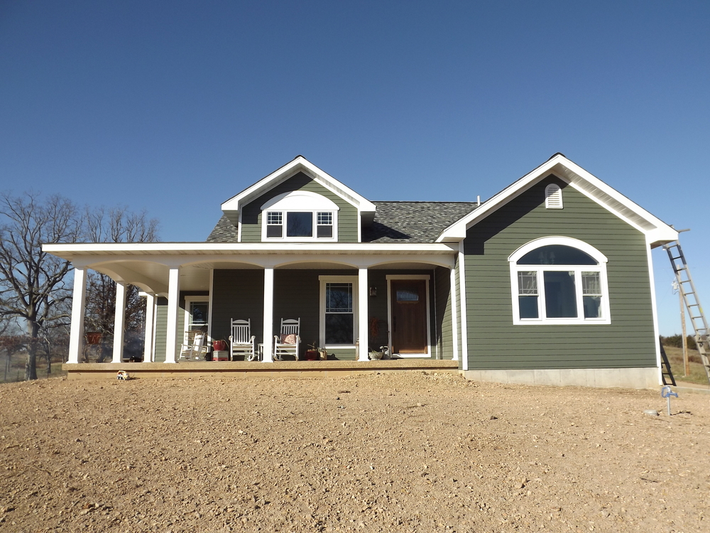 Custom Home with front porch