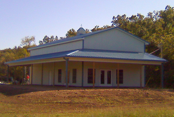 Framed shop with living quarters