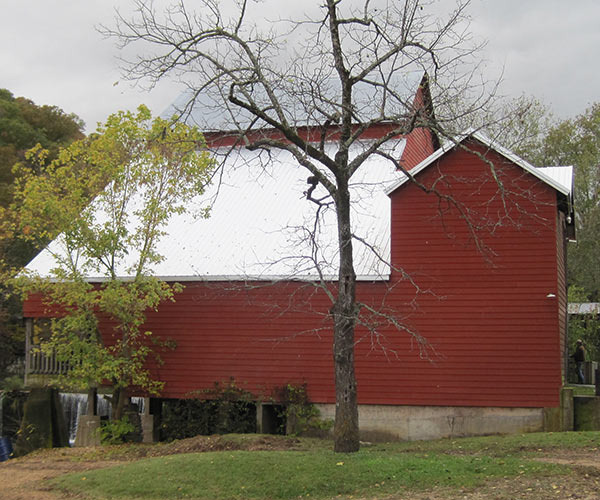 Screw-down metal galvalume roofing